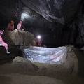 Gandarra-barlang, az első bivaknál